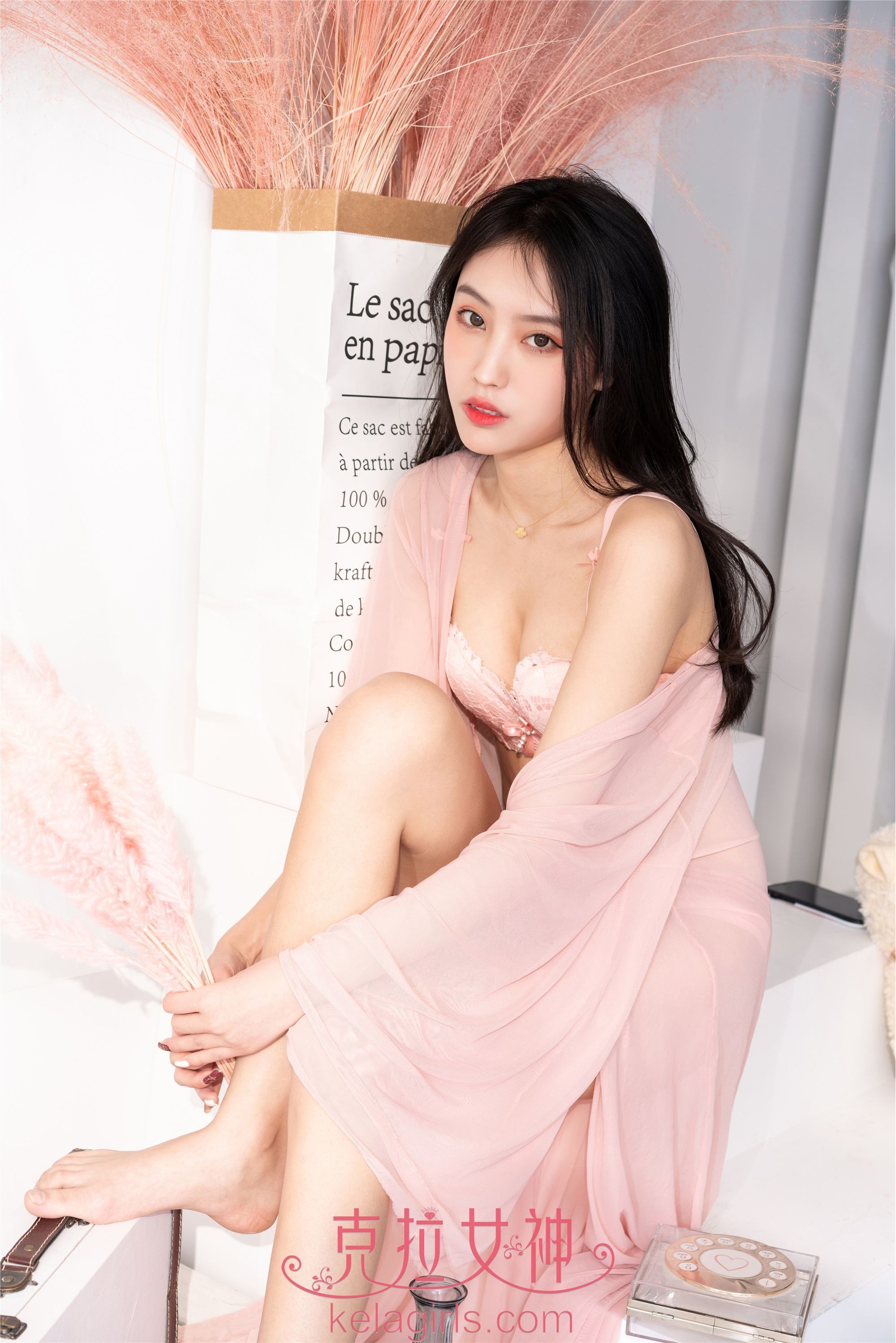 Kelagirls 克拉女神 2020.05.29 一袭粉纱 沫夕